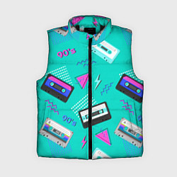 Женский жилет Бирюзовая кассета из 90-х