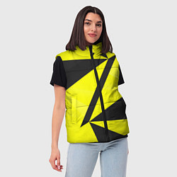 Женский жилет Абстрактные стекло, цвет: 3D-красный — фото 2