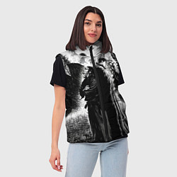 Женский жилет Musashi Miyamoto And Berserk, цвет: 3D-светло-серый — фото 2