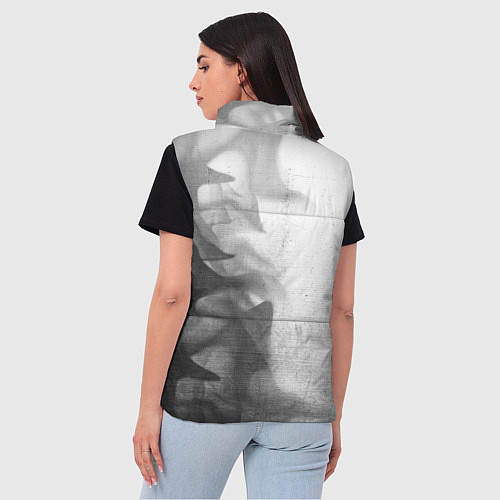 Женский жилет Palworld - white gradient по-вертикали / 3D-Черный – фото 4