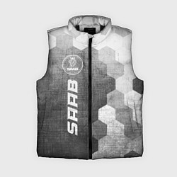 Женский жилет Saab - grey gradient по-вертикали, цвет: 3D-черный