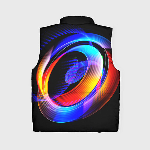 Женский жилет Оптические иллюзии волны / 3D-Светло-серый – фото 2