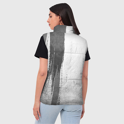 Женский жилет Tokyo Ghoul - white gradient по-вертикали / 3D-Черный – фото 4