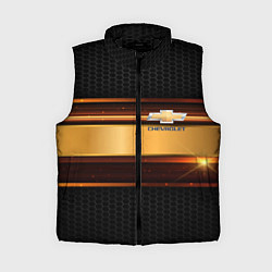 Женский жилет Chevrolet auto abstract, цвет: 3D-черный