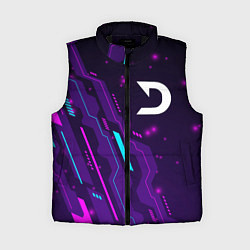 Женский жилет Deadlock neon gaming, цвет: 3D-черный