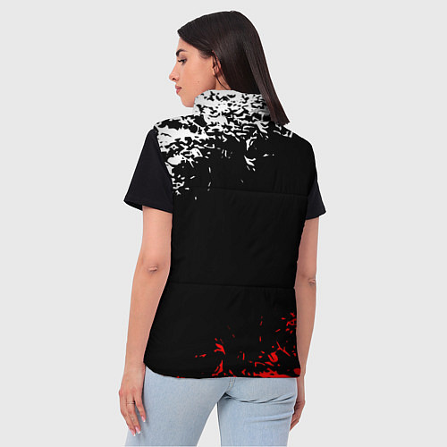 Женский жилет Resident evil - вирус / 3D-Светло-серый – фото 4