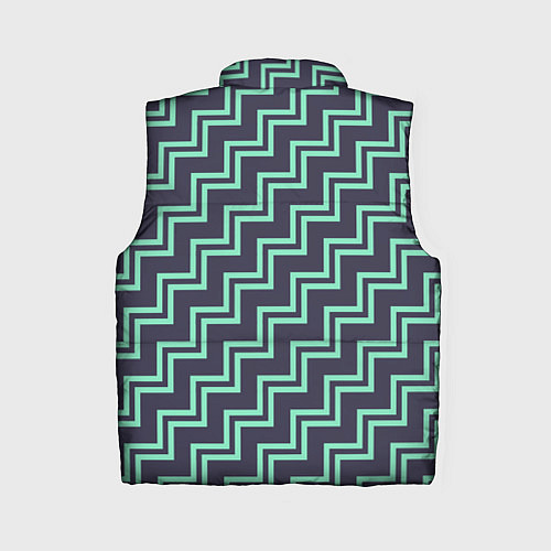 Женский жилет Мятные зигзаги / 3D-Светло-серый – фото 2