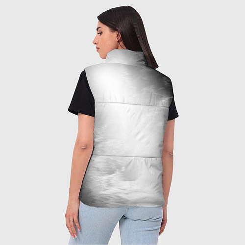 Женский жилет Stumble Guys glitch на светлом фоне вертикально / 3D-Черный – фото 4