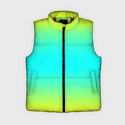 Женский жилет Кислотный градиент абстракция, цвет: 3D-красный