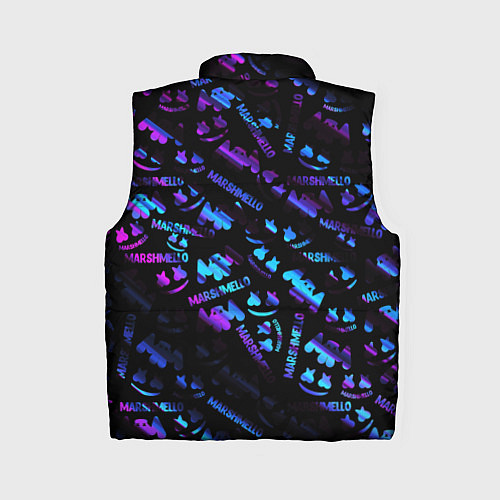 Женский жилет Marshmello neon club / 3D-Светло-серый – фото 2