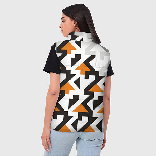 Женский жилет Паттерн-23 / 3D-Черный – фото 4