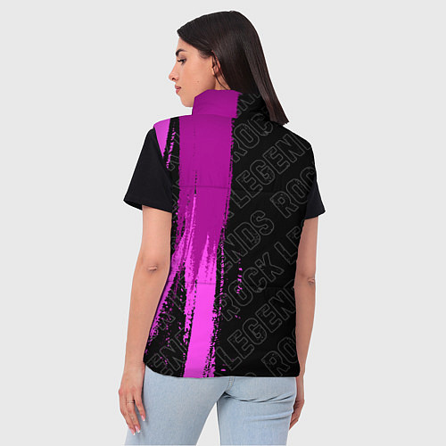 Женский жилет Король и Шут rock legends по-вертикали / 3D-Черный – фото 4