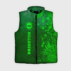 Женский жилет Brighton - green gradient по-вертикали, цвет: 3D-черный