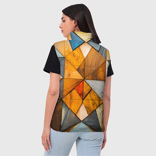 Женский жилет Мозайка / 3D-Красный – фото 4