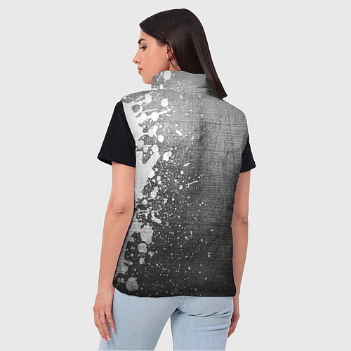 Женский жилет Exeed - grey gradient по-вертикали / 3D-Черный – фото 4