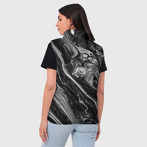 Женский жилет Чернила / 3D-Черный – фото 4