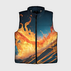 Женский жилет Огонь и вода стихия