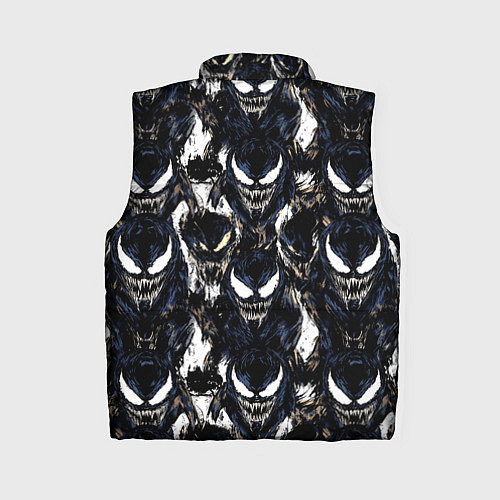 Женский жилет Паттерн - Веном / 3D-Светло-серый – фото 2
