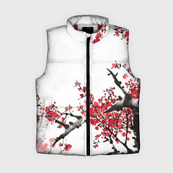 Женский жилет Китайский стиль - слива