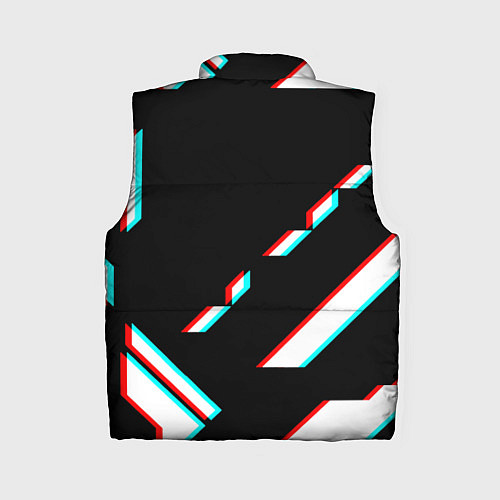 Женский жилет Baldurs Gate geometry glitch / 3D-Светло-серый – фото 2