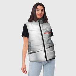 Женский жилет Toyota metalic brend, цвет: 3D-черный — фото 2