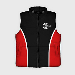 Женский жилет Черно-красный FIRM, цвет: 3D-светло-серый