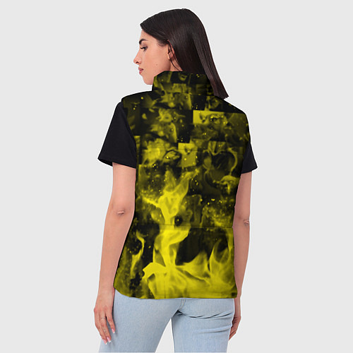 Женский жилет Half life flame game / 3D-Светло-серый – фото 4