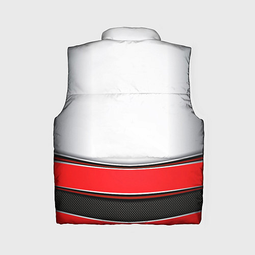 Женский жилет AUDI auto car / 3D-Светло-серый – фото 2