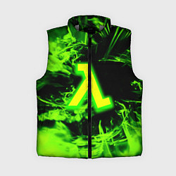 Женский жилет Half life кислотное лого огонь