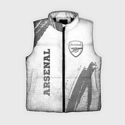 Женский жилет Arsenal - white gradient вертикально, цвет: 3D-черный