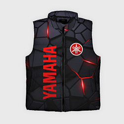 Женский жилет Yamaha - плиты с эффектом свечения, цвет: 3D-черный