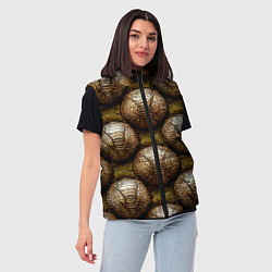 Женский жилет Броненосцы, цвет: 3D-светло-серый — фото 2