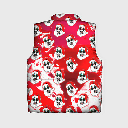 Женский жилет Funny Santa clown Art in blood / 3D-Светло-серый – фото 2
