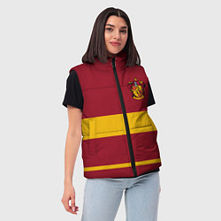 Женский жилет Гарри Поттер Гриффиндор, цвет: 3D-черный — фото 2