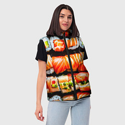 Женский жилет Сет роллов, цвет: 3D-светло-серый — фото 2