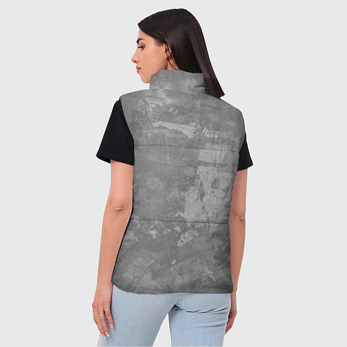 Женский жилет Arctic Monkeys - серый бетон / 3D-Красный – фото 4