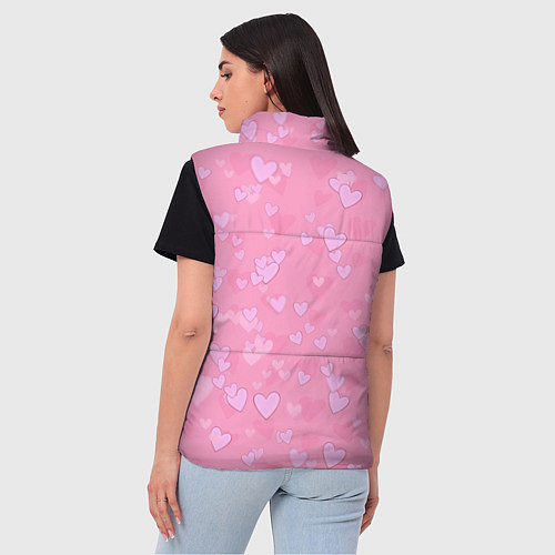 Женский жилет Скелет-милашка / 3D-Черный – фото 4