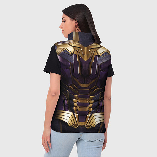 Женский жилет Костюм Таноса из мстителей / 3D-Черный – фото 4