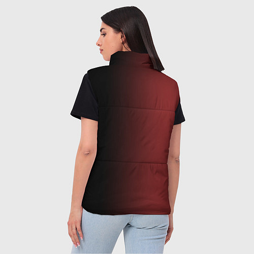 Женский жилет Subaru и череп / 3D-Светло-серый – фото 4