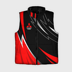 Женский жилет Mitsubishi - red and black, цвет: 3D-черный