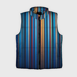 Женский жилет Композиция из вертикальных линий