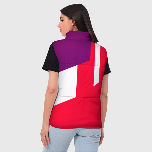 Женский жилет BMW geometry sport / 3D-Черный – фото 4