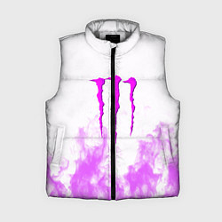 Женский жилет Monster energy neon flame, цвет: 3D-светло-серый