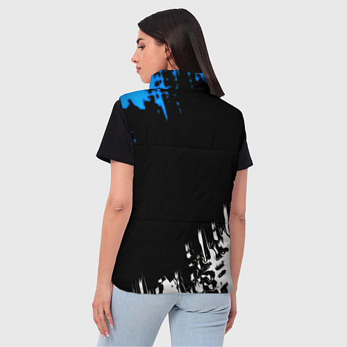 Женский жилет Doom краски лого текстура / 3D-Красный – фото 4