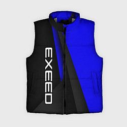 Женский жилет Exeed - синий технологический, цвет: 3D-светло-серый
