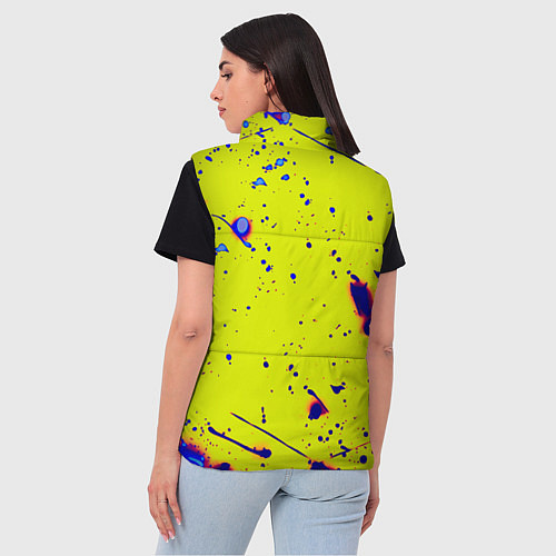 Женский жилет Monster energy краски / 3D-Черный – фото 4