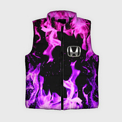 Женский жилет Honda flame pink, цвет: 3D-черный