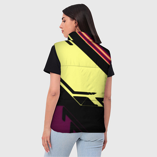 Женский жилет Linkin park geometry steel / 3D-Черный – фото 4