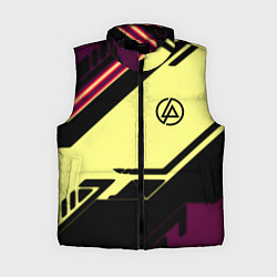 Женский жилет Linkin park geometry steel, цвет: 3D-черный