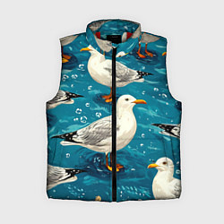 Женский жилет Чайка, цвет: 3D-красный